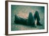 Man Lying on the Floor by Andre Burian-André Burian-Framed Photographic Print