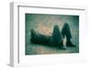 Man Lying on the Floor by Andre Burian-André Burian-Framed Photographic Print
