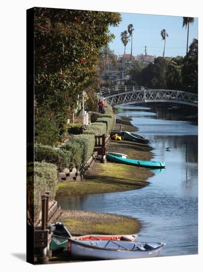 Man-Made Canal in Venice Canal Historic District, Venice, Los Angeles, California, Usa-Bruce Yuanyue Bi-Stretched Canvas