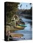 Man-Made Canal in Venice Canal Historic District, Venice, Los Angeles, California, Usa-Bruce Yuanyue Bi-Stretched Canvas