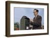 Man Mailing a Letter-William P. Gottlieb-Framed Photographic Print