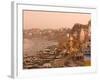 Man Mandir Ghat, Varanasi, Uttar Pradesh, India, Asia-Ben Pipe-Framed Photographic Print