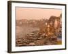 Man Mandir Ghat, Varanasi, Uttar Pradesh, India, Asia-Ben Pipe-Framed Photographic Print