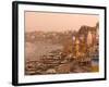 Man Mandir Ghat, Varanasi, Uttar Pradesh, India, Asia-Ben Pipe-Framed Photographic Print