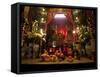 Man Mo Buddhist Temple, Hong Kong, China-Julie Eggers-Framed Stretched Canvas