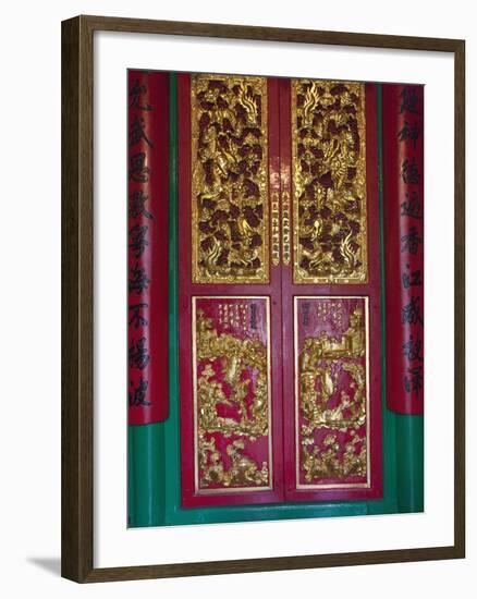 Man Mo Buddhist Temple, Hong Kong, China-Julie Eggers-Framed Photographic Print