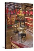 Man Mo Temple, Sheung Wan, Hong Kong Island, Hong Kong, China, Asia-Ian Trower-Stretched Canvas