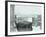 Man Mooring a Barge by a River Bank, Poplar, London, 1905-null-Framed Photographic Print