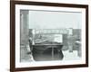 Man Mooring a Barge by a River Bank, Poplar, London, 1905-null-Framed Photographic Print