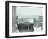 Man Mooring a Barge by a River Bank, Poplar, London, 1905-null-Framed Photographic Print