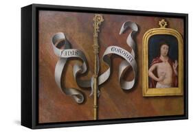 Man of Sorrows-Bernard van Orley-Framed Stretched Canvas