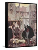 Man Of the Crowd-Harry Clarke-Framed Stretched Canvas