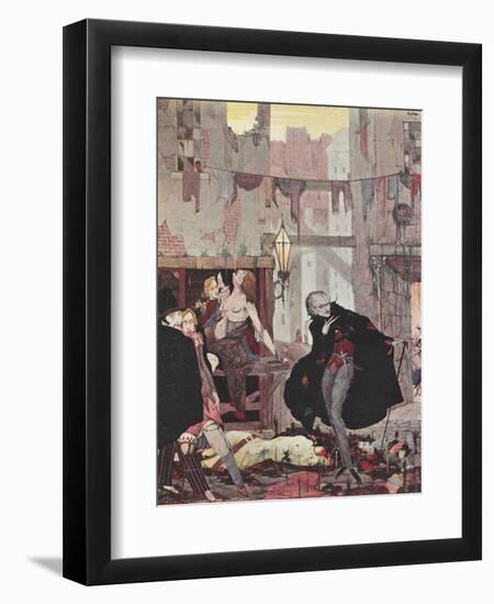 Man Of the Crowd-Harry Clarke-Framed Premium Giclee Print