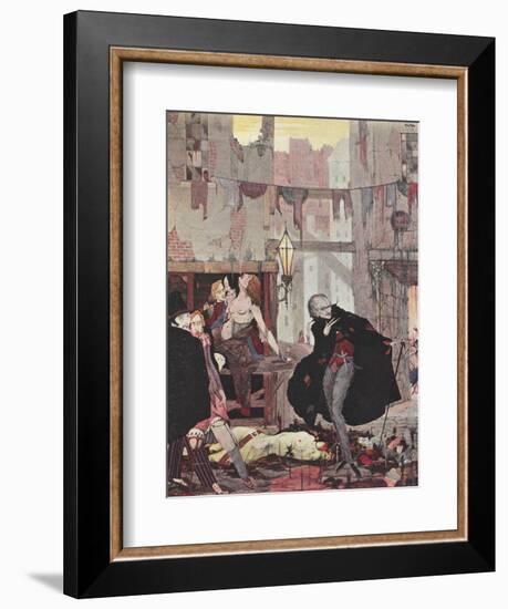 Man Of the Crowd-Harry Clarke-Framed Giclee Print