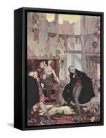 Man Of the Crowd-Harry Clarke-Framed Stretched Canvas