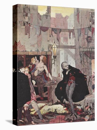 Man Of the Crowd-Harry Clarke-Stretched Canvas