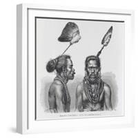 Man of the Ruk Islands, from 'The History of Mankind', Vol.1, by Prof. Friedrich Ratzel, 1896-English School-Framed Giclee Print