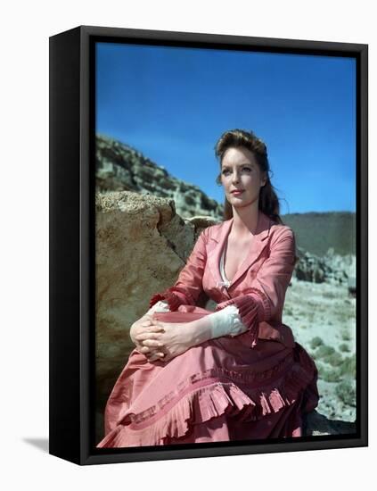 MAN OF THE WEST, 1958 directed by ANTHONY MANN Julie London (photo)-null-Framed Stretched Canvas