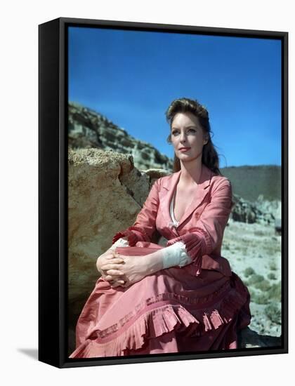 MAN OF THE WEST, 1958 directed by ANTHONY MANN Julie London (photo)-null-Framed Stretched Canvas