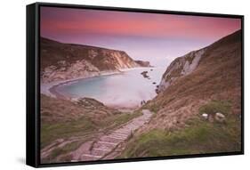 Man of War Cove-Julian Elliott-Framed Stretched Canvas