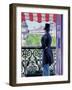 Man on a Balcony, Boulevard Haussmann, 1880-Gustave Caillebotte-Framed Giclee Print