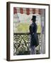 Man on a Balcony, Boulevard Haussmann, 1880-Gustave Caillebotte-Framed Giclee Print