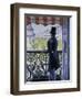 Man on a Balcony, Boulevard Haussmann, 1880-Gustave Caillebotte-Framed Giclee Print