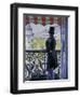 Man on a Balcony, Boulevard Haussmann, 1880-Gustave Caillebotte-Framed Giclee Print