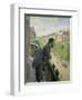 Man on a Balcony, C.1880-Gustave Caillebotte-Framed Giclee Print