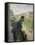 Man on a Balcony, C.1880-Gustave Caillebotte-Framed Stretched Canvas