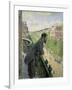 Man on a Balcony, C.1880-Gustave Caillebotte-Framed Giclee Print