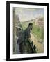 Man on a Balcony, C.1880-Gustave Caillebotte-Framed Giclee Print