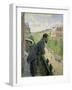 Man on a Balcony, C.1880-Gustave Caillebotte-Framed Giclee Print