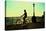 Man on a Bicycle, Battery Park, New York City-Sabine Jacobs-Stretched Canvas