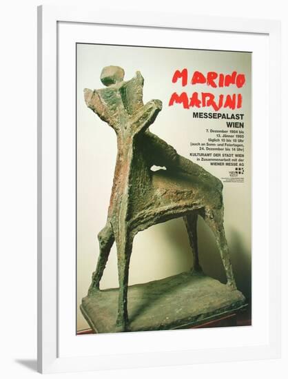 Man on a Horse-Marino Marini-Framed Art Print