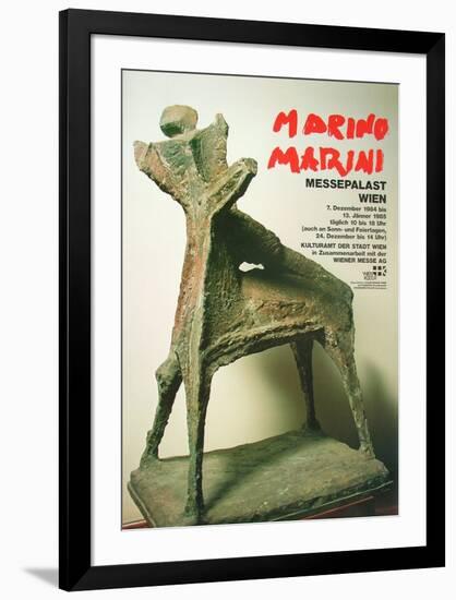 Man on a Horse-Marino Marini-Framed Art Print