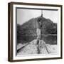 Man on a Raft, Kingston, Jamaica, 1931-null-Framed Photographic Print