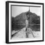 Man on a Raft, Kingston, Jamaica, 1931-null-Framed Photographic Print