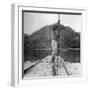 Man on a Raft, Kingston, Jamaica, 1931-null-Framed Photographic Print