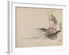 Man on a Treadmill-Shibata Zeshin-Framed Giclee Print