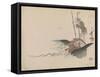 Man on a Treadmill-Shibata Zeshin-Framed Stretched Canvas