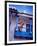 Man on Balcony Rail During Village Festival, Chinceros, Peru-Jim Zuckerman-Framed Photographic Print