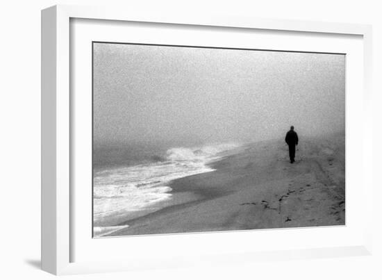 Man on Beach I-Jeff Pica-Framed Photographic Print