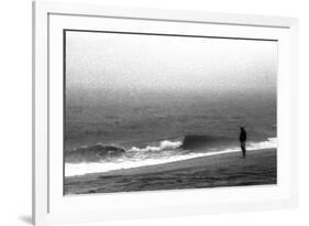 Man on Beach II-Jeff Pica-Framed Photographic Print