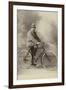 Man on Bicycle-null-Framed Photographic Print