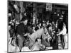 Man on horse In Bar During Reenactment of Killing in James Butler "Wild Bill" Hickok by Jack McCall-Alfred Eisenstaedt-Mounted Photographic Print