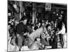 Man on horse In Bar During Reenactment of Killing in James Butler "Wild Bill" Hickok by Jack McCall-Alfred Eisenstaedt-Mounted Photographic Print