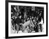 Man on horse In Bar During Reenactment of Killing in James Butler "Wild Bill" Hickok by Jack McCall-Alfred Eisenstaedt-Framed Photographic Print