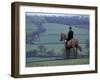 Man on horse, Leicestershire, England-Alan Klehr-Framed Photographic Print