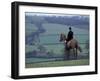 Man on horse, Leicestershire, England-Alan Klehr-Framed Photographic Print